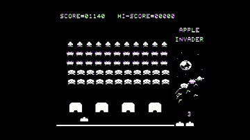 Apple Invaders - (1979) - Apple II - gameplay