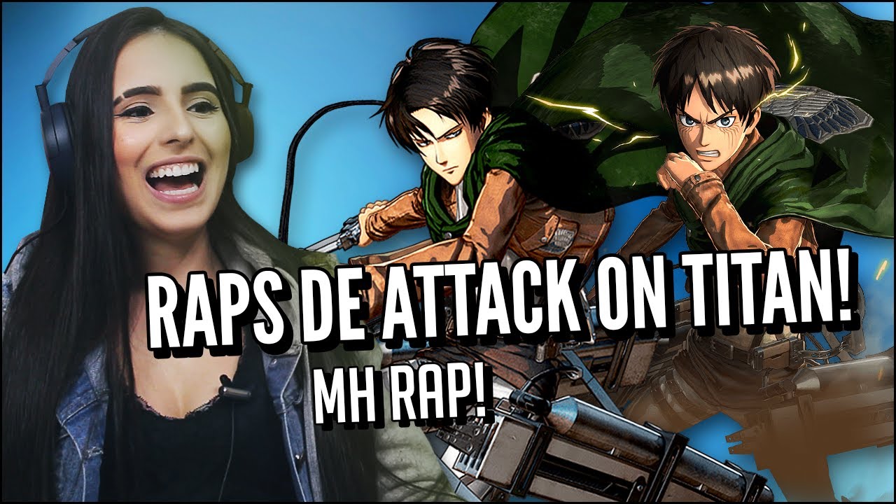 JOVENS REAGEM A MHRAP - TIPO LEVI, VIBE EREN E VIBE ERWIN - RAPS DE ATTACK ON TITAN