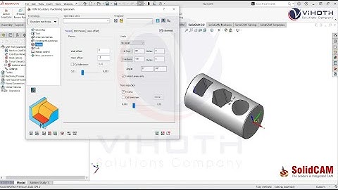 Giới thiệu tính năng HSM Boundary machining trong SolidCAM cho người mới bắt đầu | ViHoth Solutions