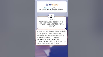 [MCA] Salesforce QA Tester Job Interview🚀 Questions With Answers | saasguru
