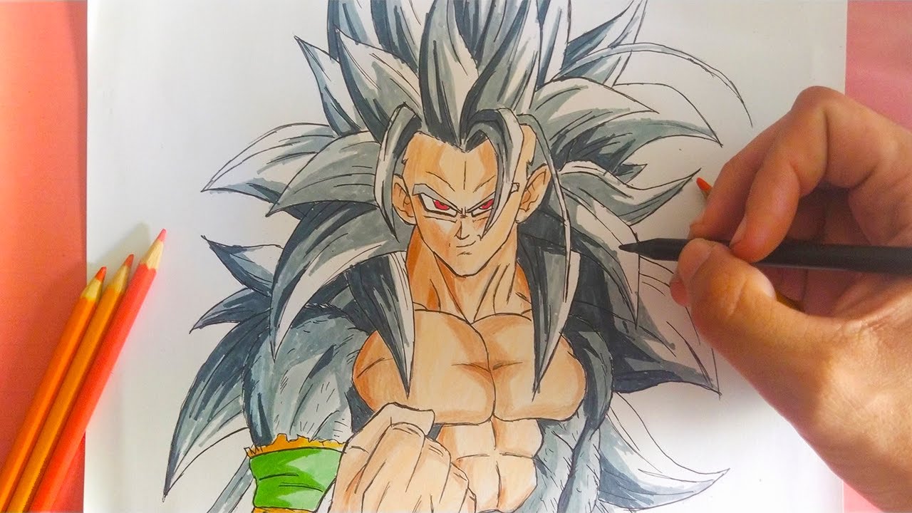 Veja COMO DESENHAR O GOKU SUPER SAYAJIN 5, DESENHANDO O GOKU SSJ5