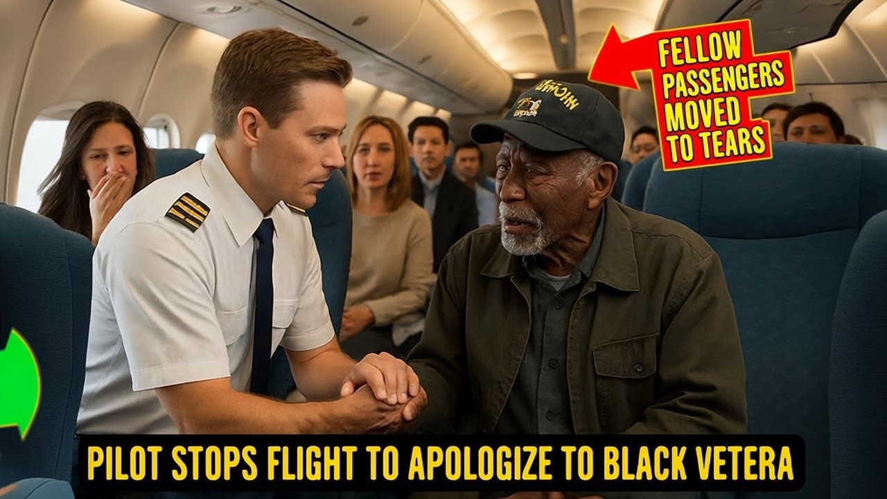 Pilot Stops Flight to Apologize to Black Veteran — Fellow Passengers Moved to Tears