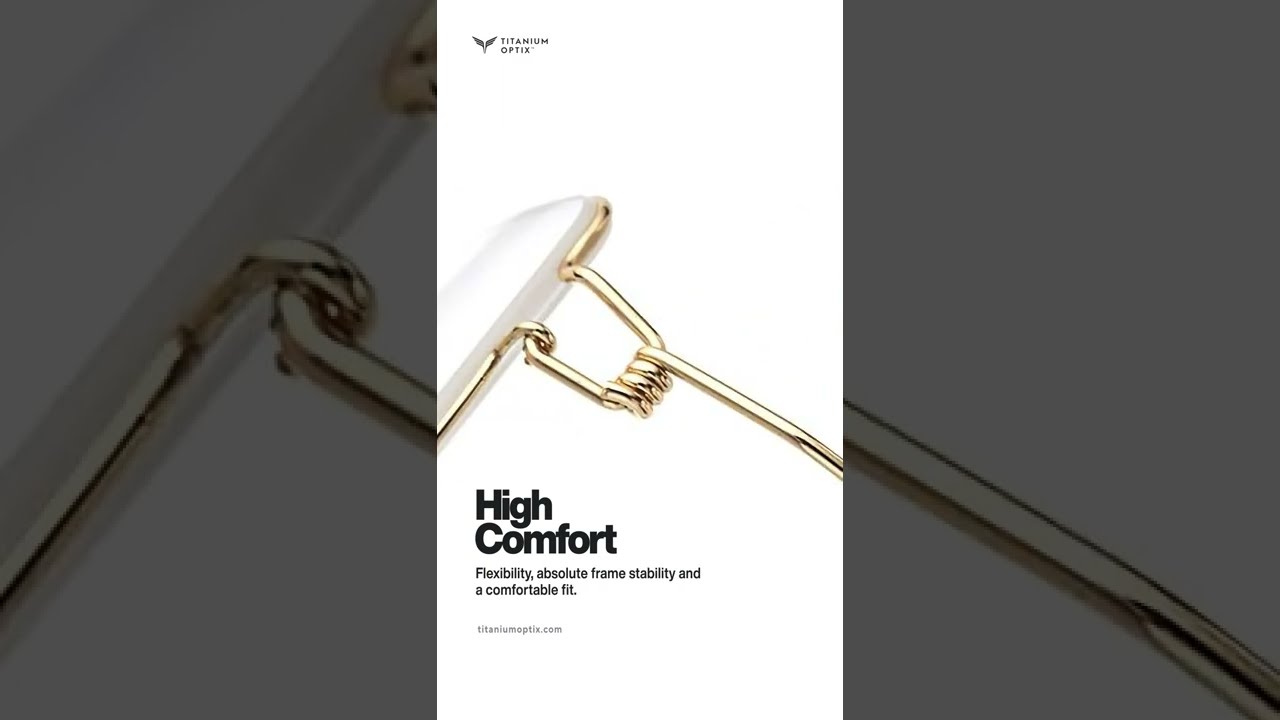 The Thinnest Titanium Eyewear, Elegance Meets True Luxury in a Screwless Design