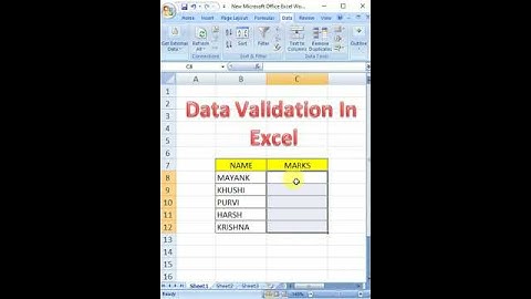 Excel Data Validation: How to Ensure Accuracy and Consistency in Your Spreadsheet