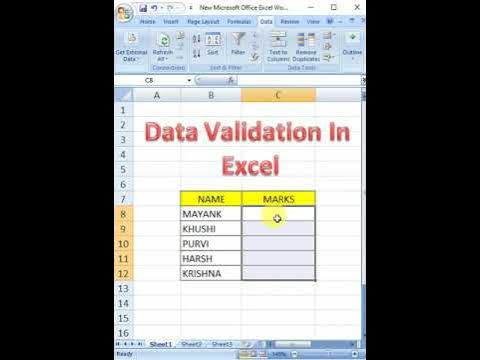 Excel Data Validation: How to Ensure Accuracy and Consistency in Your ...