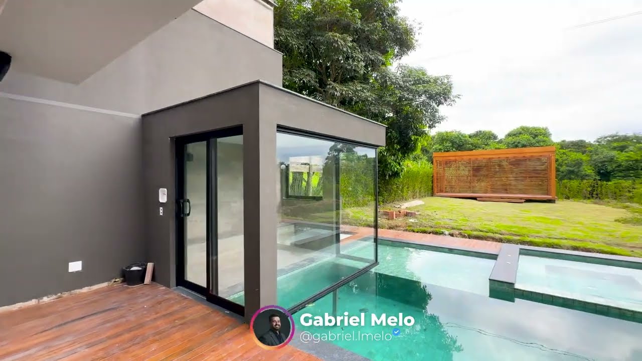Tour Virtual: Casa no condomínio Aruã Ecopark | 4 Suítes | Fundo Reserva | 385m² | Mogi das Cruzes