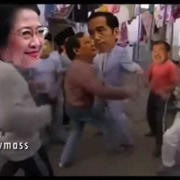 PARODI JOGET  JOKOWI VS PRABOWO viral bNget