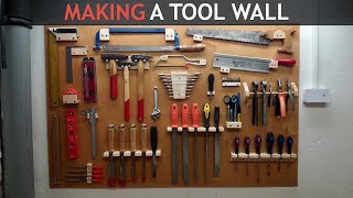 Making A Tool Wall / Tool Holders // My Cellar Workshop