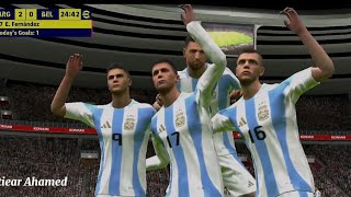 Argentina vs Belgium 🇦🇷 5-0 🇧🇪  #gaming #gameplay #efootball #gameplay #viral #viralvideo #game