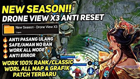 NEW SEASON 100% WORK ‼️SCRIPT DRONE VIEW MOBILE LEGENDS TERBARU 2025 PATCH ZETIAN - NO PASSWORD