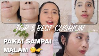 TOP 5 BEST CUSHION VERSIKU 😊 TERBAIK UNTUK KULIT BERMINYAK   TAHAN LAMA BGT | Maria Soelisty