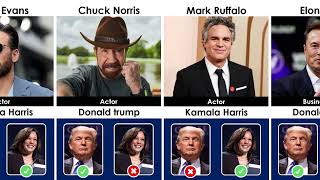 Celebrities Who Support Kamala Harris Or Donald Trump In 2024 US Elections