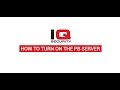 How to Turn On PB Server