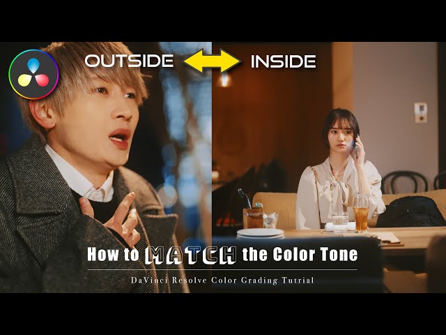 How to color grade multiple shots to unify their colors