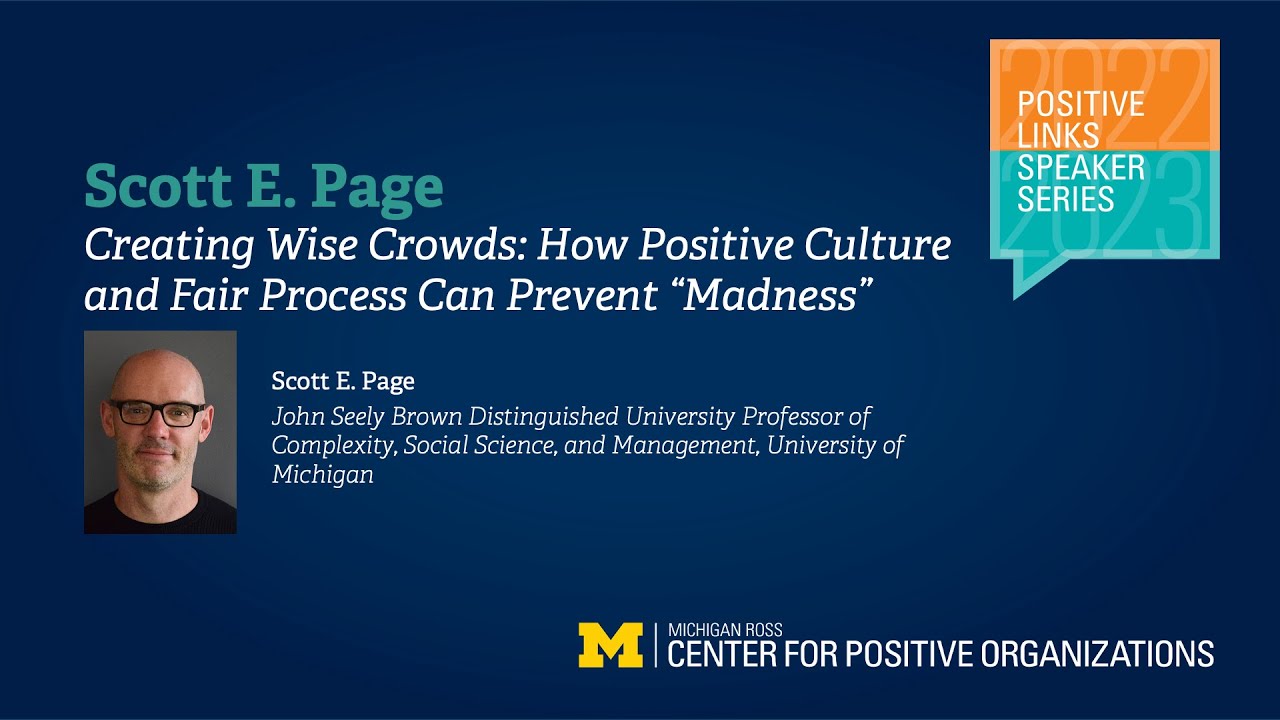 Creating Wise Crowds: How Positive Culture and Fair Process Can Prevent “Madness”