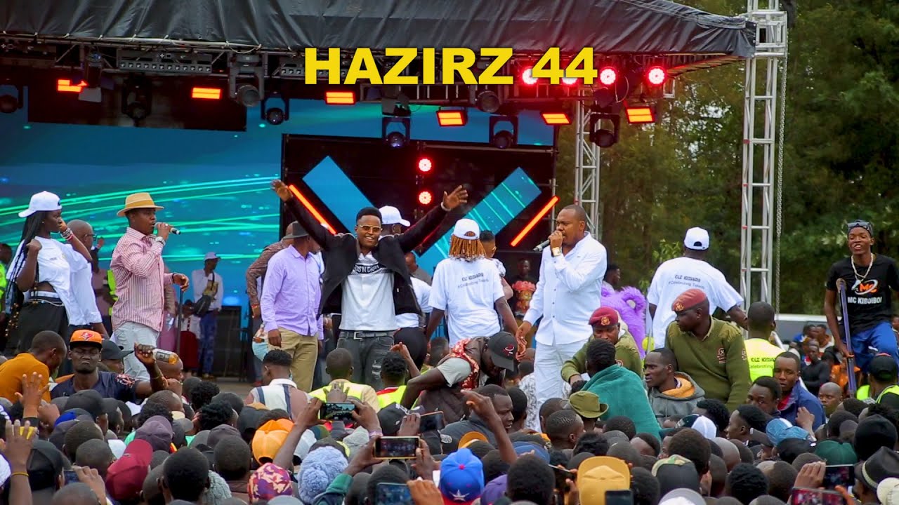 HAZIRA 44 DURING KALENJIN MUSIC FESTIVAL AWARDS