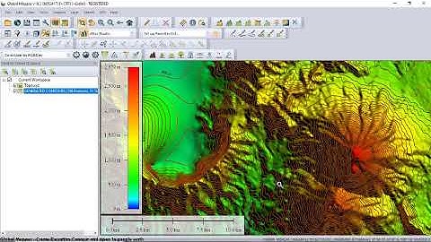 Global Mapper   create elevation contour and open it at google earth