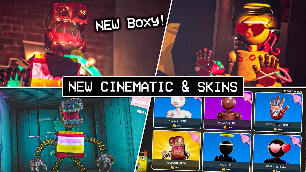 Secret) All Skins Boxy Boo in Project Playtime! 