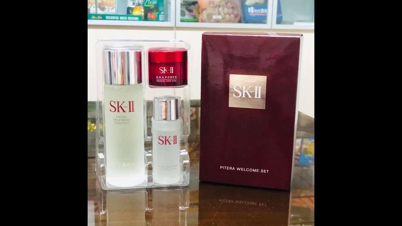 SK-II Skincare (Pitera Welcome Set ) Review (by Myanmar)#skincare