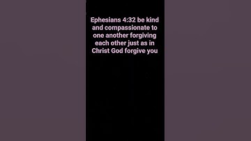 Thumbnail of Ephesians 4:32 #music #song #bibleverse #walkinspiritoftheholyspirit #jesus #JC #ephesians432