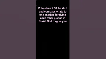 Ephesians 4 32 Music Song Bibleverse Walkinspiritoftheholyspirit Jesus JC Ephesians432 