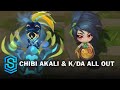 Chibi Akali &amp; Chibi K/DA ALL OUT Akali | Teamfight Tactics