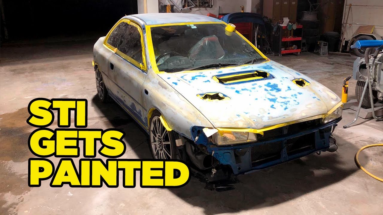 When it won't buff out, paint the whole thing // Marty's WRX STI