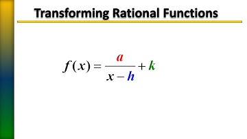 Transformation of Rational Functions