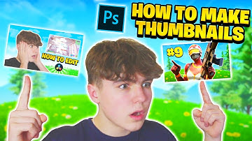 How to Make *INSANE* Fortnite Thumbnails! - Hit Algorithm Every Time!