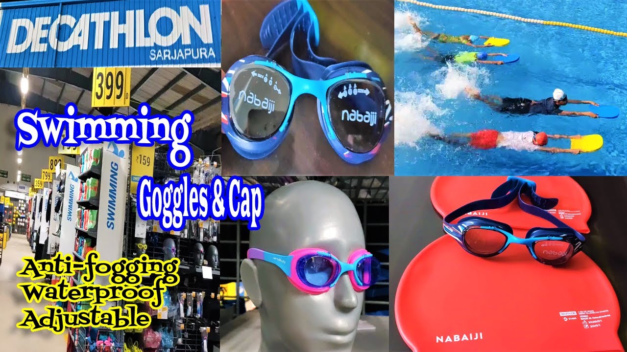 Decathlon Swimming Goggles & Cap My Summer Vacation🥰 Learning to Swim 😍 Outdoor Activity For Kids