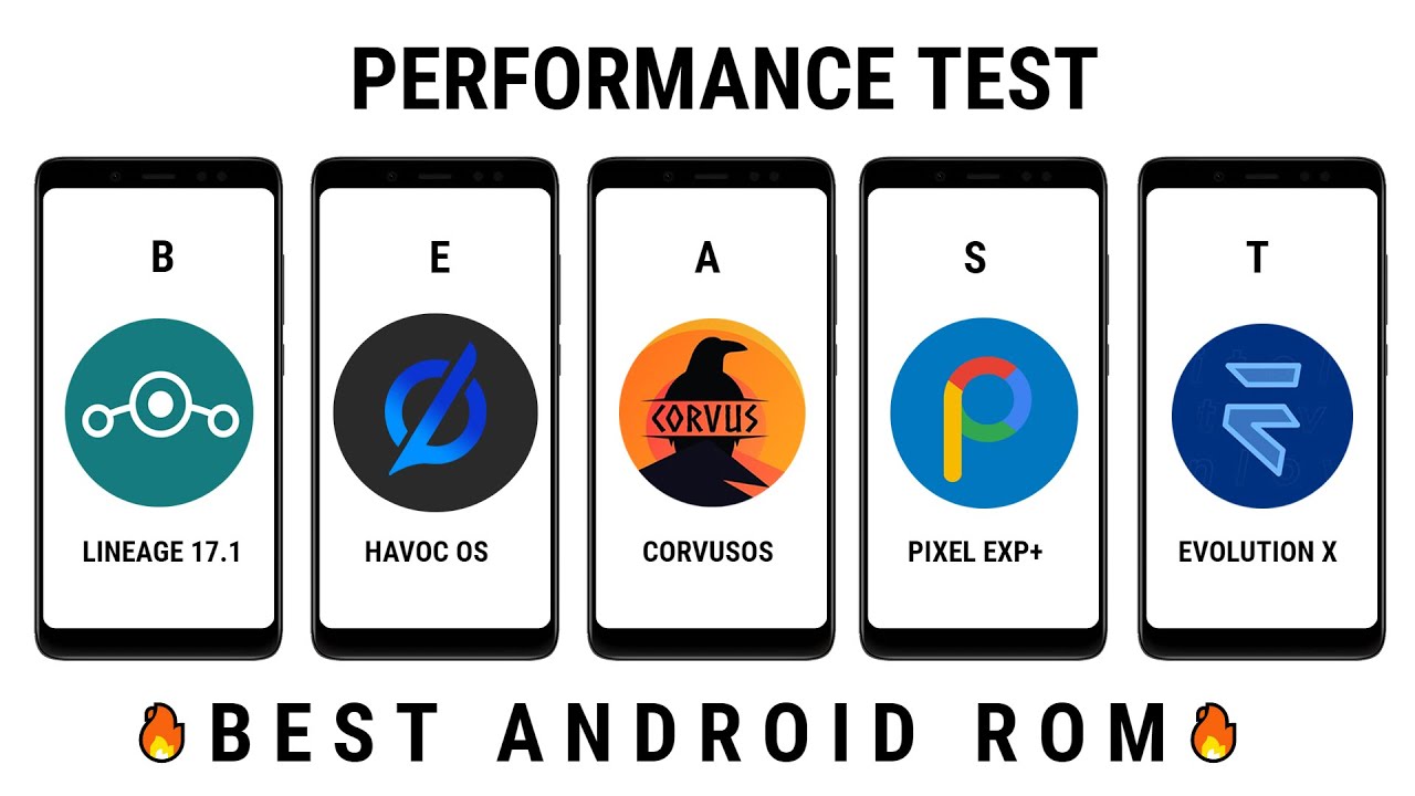 LineageOS 17.1 vs Pixel Experience vs Havoc OS vs Evolution X vs Corvus OS  - Performance Test