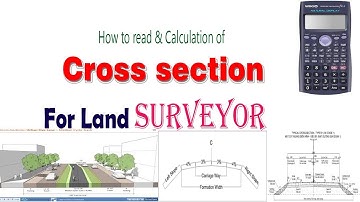 How to read cross section and calculation of reduced level? requested video.