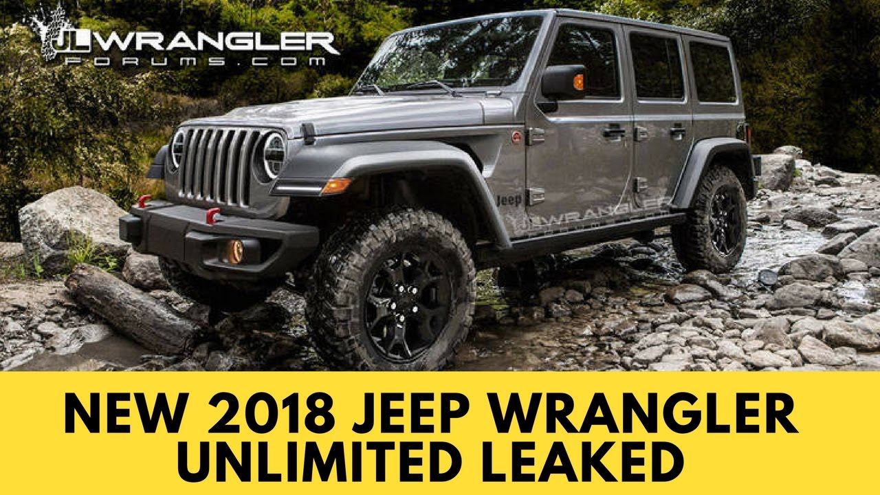 New 2018 Jeep Wrangler Unlimited Leaked You