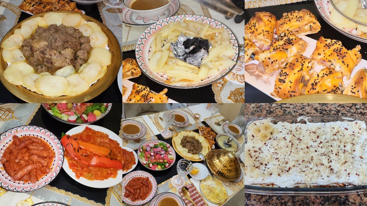 طاولتي لليوم الثامن 🌙 وصفات سهلة و سريعة 🥰 مشتريات ❤️ 🌷 