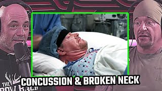 JRE: Undertaker on Discovering a Broken Neck and Concussion After Wrestling Brock Lesnar Information