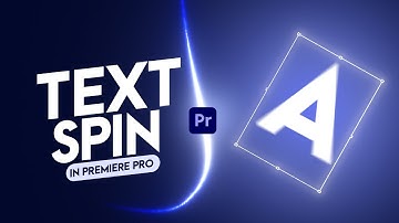 How To Create TEXT SPIN Animation In Premiere Pro || Premiere Pro Tutorial ||Premiere Pro Shorts