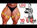 10 BEST LEG EXERCISES TO GET WIDE THIGH WORKOUT !🎯