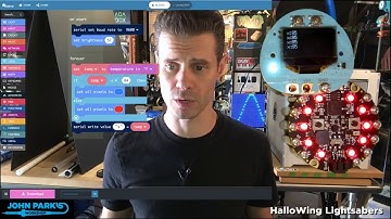 MakeCode Minute: Temperature Sensing @adafruit @johnedgarpark #adafruit @MSMakeCode #makecode