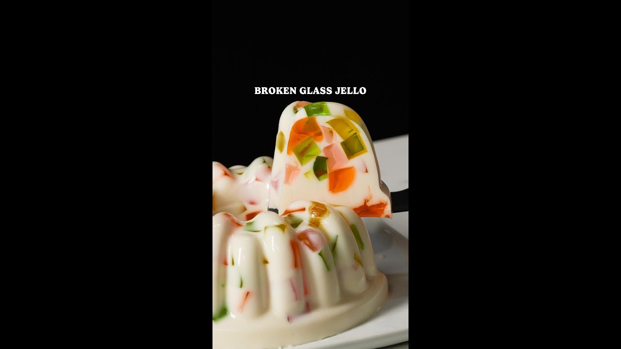 Broken Glass Jello Cake 🎂