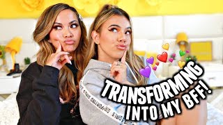 TRANSFORMING INTO MY FRIEND! Chit chat grwm with Heart Defensor aka us yelling for 27 min straight