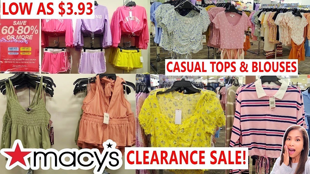 MACY'S SHOP WITH ME ❤️ Clearance sale up to 80% OFF! #clothes