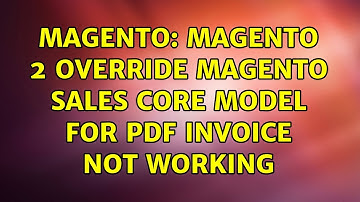 Magento: Magento 2 override magento sales core model for pdf invoice not working