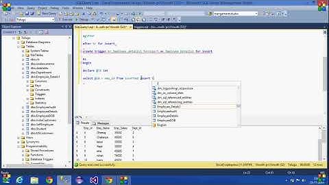 26 SQL Server Tutorial HindiDML After trigger for Insert