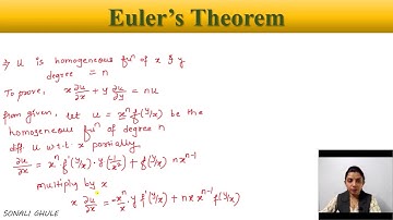 Lecture4: Partial Differentiation: Euler