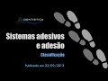 Sistemas Adesivos e Adesão - Classificação