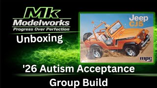 MPC Jeep CJ-5 Unboxing | 2026 Autism Acceptance Tribute Build: One Inchstone at a Time
