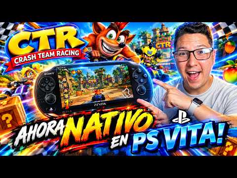 Crash Team Racing on PS VITA is now NATIVE!