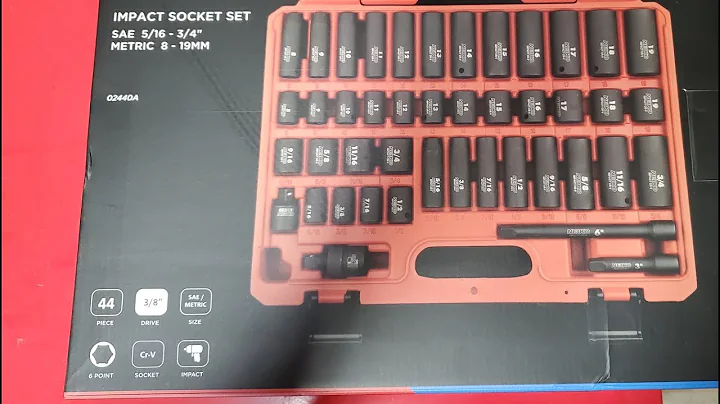 Neiko Impact Sockets 44 Piece 3/8" Neiko Tool Review