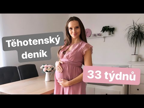 Video: 33 týdnů těhotenství - co očekávat