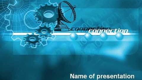 Telecommunication Systems PowerPoint Template by PoweredTemplate.com